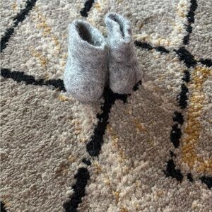 American Girl Gray Felt Doll Boots